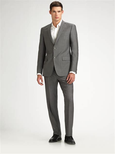 michael kors suit men|michael kors modern gray suit.